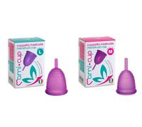 KIT Coppette Mestruali Mamicup® L e M LILLA