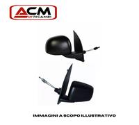 KIT COPPIA 2 SPECCHIETTO RETROVISORE SX E DX MECCANICO FIAT PANDA DAL 03 AL 09