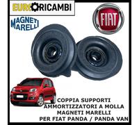 KIT COPPIA 2 SUPPORTI AMMORTIZZATORI ORIGINALI FIAT PANDA 169 312 1.2 1.3 D MLJT