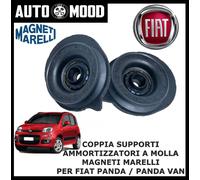 KIT COPPIA 2 SUPPORTI AMMORTIZZATORI PER FIAT PANDA 169 312 1.2 1.3 D MULTIJET