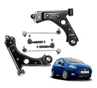 KIT COPPIA BRACCI + 2 BIELLETTE + 2 TESTINE STERZO FIAT GRANDE PUNTO