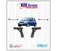 KIT COPPIA BRACCI + BIELLETTE BARRA STABILIZZATRICE CITROEN C2 C3