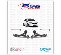 KIT COPPIA BRACCI + BIELLETTE BARRA STABILIZZATRICE FIAT GRANDE PUNTO 199