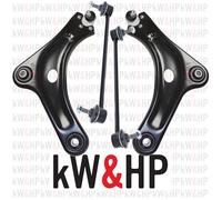 KIT COPPIA BRACCI OSCILLANTI + BIELLETTE BARRA STABILIZZ ANTERIORI CITROEN C3 II