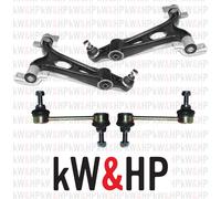 KIT COPPIA BRACCI OSCILLANTI TRAPEZI INFERIORI E BIELLETTE ALFA ROMEO 147 156 GT