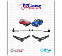 KIT COPPIA BRACCI + TESTINE + TIRANTI SC.GUIDA FIAT CINQUECENTO SEICENTO
