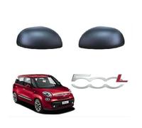 KIT COPPIA CALOTTE SPECCHIO RETROVISORE CON PRIMER DA VERNICIARE FIAT 500L 2012>
