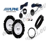 Kit coppia casse 2 vie per Alfa Romeo 147 Alpine con adattatori e supporti