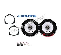 Kit coppia casse Alpine per Fiat Grande Punto con adattatori e supporti