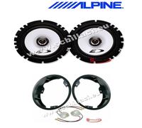 Kit coppia casse anteriori Alpine Ford S-Max con adattatori e supporti