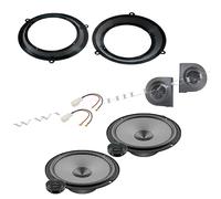 Kit coppia casse anteriori HERTZ per Fiat Panda 2002-2011 con adattatori