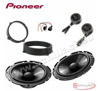 Kit coppia casse PIONEER ALFA ROMEO 147 con adattatori E SUPPORTI ANT/POST