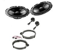 Kit coppia casse PIONEER MERCEDES con adattatori E SUPPORTI ANT/POST