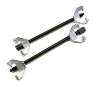 KIT COPPIA COMPRIMI MOLLA AMMORTIZZATORE UNIVERSALE AUTO MOLLE 370MM ATTREZZO