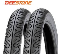 KIT COPPIA COPERTONI GOMMA PNEUMATICI DEESTONE 2.3/4 16 D973 PER SCOOTER 50