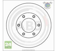 Kit coppia dischi freno Abs Anteriore per DAEWOO KORANDO REXTON MUSSO SSANGYONG