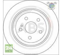 Kit coppia dischi freno Abs Posteriore per MERCEDES CLASSE S 350 320 280