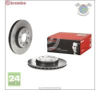 Kit Coppia Dischi Freno Brembo Ant Per Fiat Panda 500 Ford Ka #Za