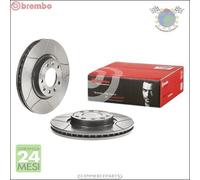 Kit Coppia Dischi Freno Brembo Ant Per Peugeot 407 508 607 #Tu