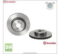 Kit Coppia Dischi Freno Brembo Ant Per Renault Megane Clio #Zn