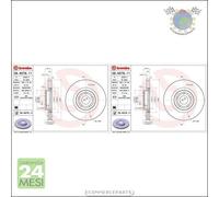 Kit coppia dischi freno Brembo Anteriore per FORD FOCUS KUGA