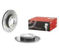 Kit coppia dischi freno Brembo Prime Posteriore 500/595/695 Abarth
