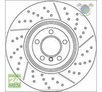 Kit coppia dischi freno TRW Anteriore per BMW 4 F33 F83 440 435 430 428 425 420