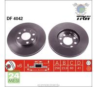 Kit coppia dischi freno TRW Anteriore per CHEVROLET CORSA OPEL ZAFIRA A ASTRA G