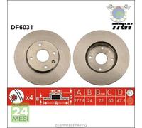 Kit coppia dischi freno TRW Anteriore per CHEVROLET EPICA