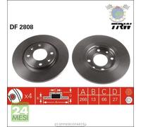 Kit coppia dischi freno TRW Anteriore per CITROEN C-ELYSEE BERLINGO C3 I C4 C2