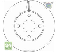 Kit coppia dischi freno TRW Anteriore per FORD FIESTA #fk