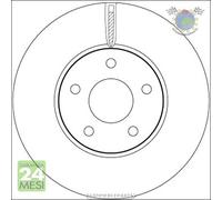 Kit coppia dischi freno TRW Anteriore per FORD FOCUS #g3