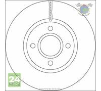 Kit coppia dischi freno TRW Anteriore per FORD TRANSIT TOURNEO FIESTA B-MAX