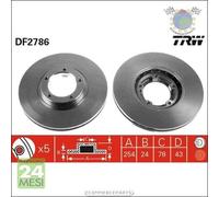 Kit coppia dischi freno TRW Anteriore per FORD TRANSIT ##w