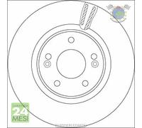 Kit coppia dischi freno TRW Anteriore per HYUNDAI ELANTRA TUCSON SONATA KONA i3