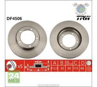 Kit coppia dischi freno TRW Anteriore per LEXUS LX TOYOTA LAND CRUISER