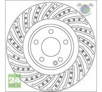 Kit coppia dischi freno TRW Anteriore per MERCEDES CLASSE GLA 250 220 200 B A C