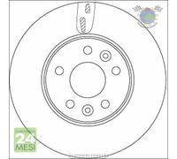 Kit coppia dischi freno TRW Anteriore per NISSAN NV300 OPEL VIVARO B RENAULT TR