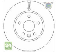 Kit coppia dischi freno TRW Anteriore per OPEL ASTRA K