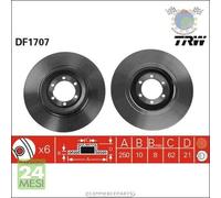 Kit coppia dischi freno TRW Posteriore per ALFA ROMEO GIULIETTA ALFETTA GTV 90