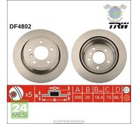 Kit coppia dischi freno TRW Posteriore per BMW X1 E84 xDrive sDrive 3 E93 325 3