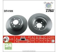 Kit coppia dischi freno TRW Posteriore per BMW X5 E53 4.4 3.0