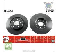 Kit coppia dischi freno TRW Posteriore per CITROEN C8 FIAT ULYSSE LANCIA PHEDRA