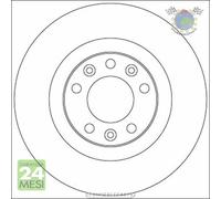 Kit coppia dischi freno TRW Posteriore per CITROEN SPACETOURER JUMPY GRAND C4 I