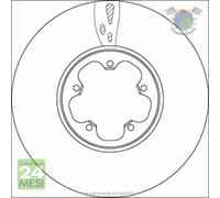 Kit coppia dischi freno TRW Posteriore per FORD TOURNEO