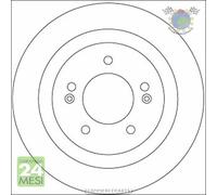 Kit coppia dischi freno TRW Posteriore per HYUNDAI i40