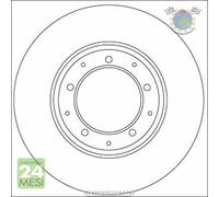 Kit coppia dischi freno TRW Posteriore per LAND ROVER DEFENDER