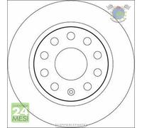 Kit coppia dischi freno TRW Posteriore per SKODA OCTAVIA