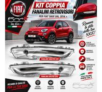 KIT COPPIA FANALI FANALINI RETROVISORI FIAT 500X 2014 DX+SX