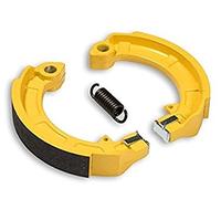 KIT COPPIA GANASCE FRENO ANTERIORE POSTERIORE MALOSSI VESPA PX-PE ARCOBALENO PK 50S PK125